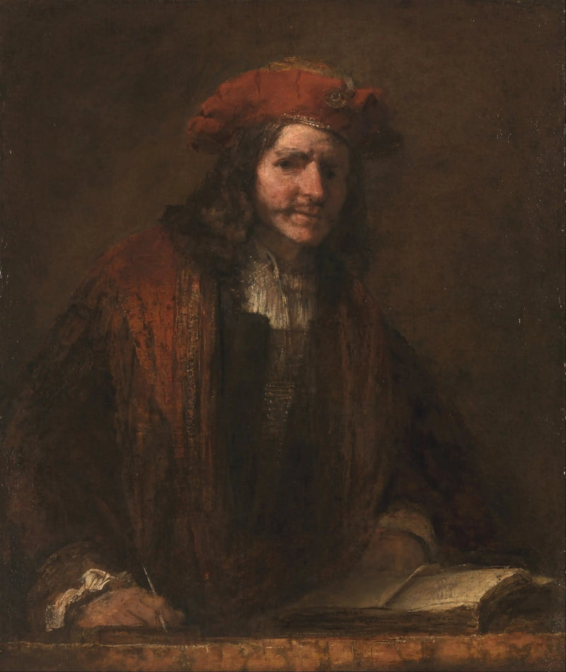 The Man with the Red Hat - Rembrandt