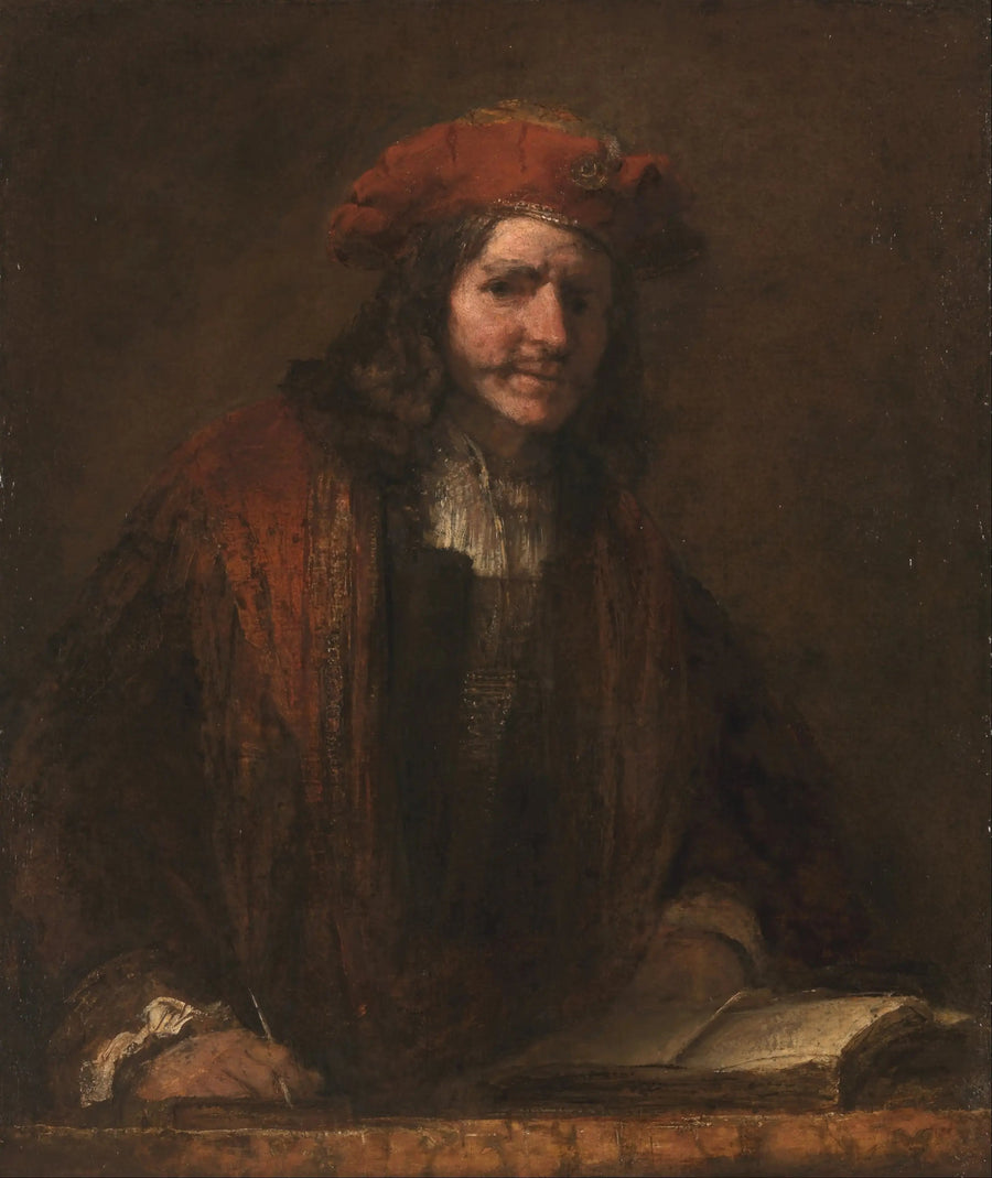 The Man with the Red Hat - Rembrandt