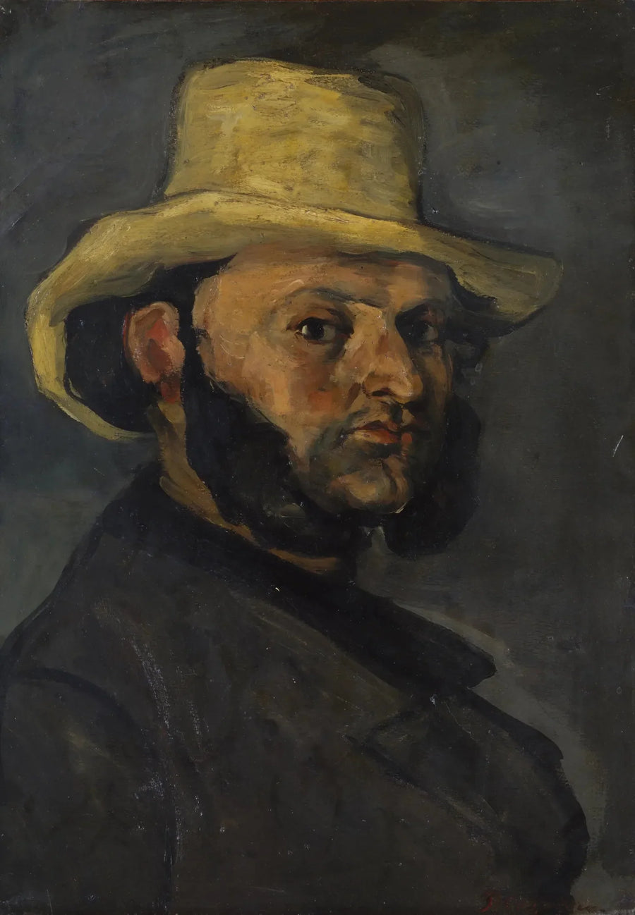 The Man with the Straw Hat - Paul Cézanne