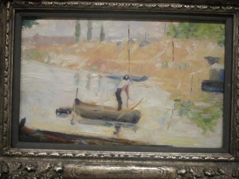 The Man in a Boat - Georges Seurat