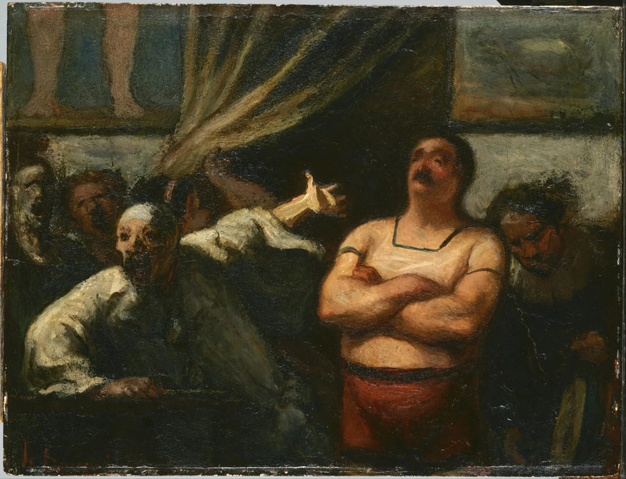 The Strong Man - Honoré Daumier