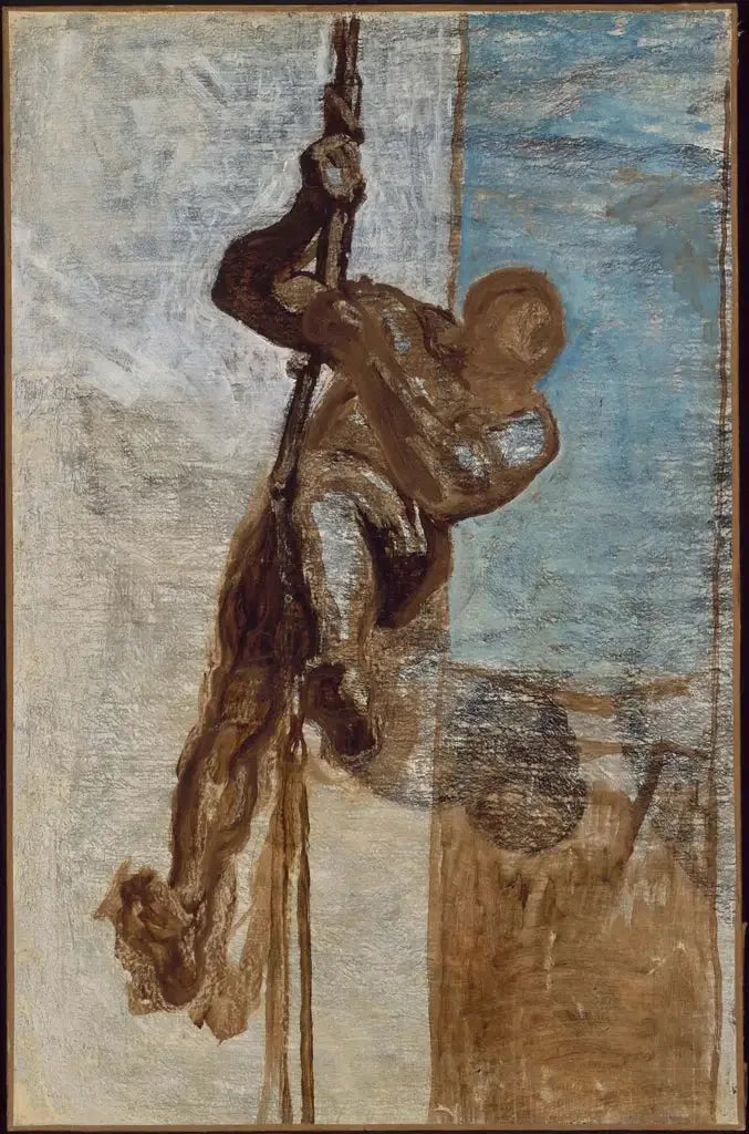 The man on a rope - Honoré Daumier