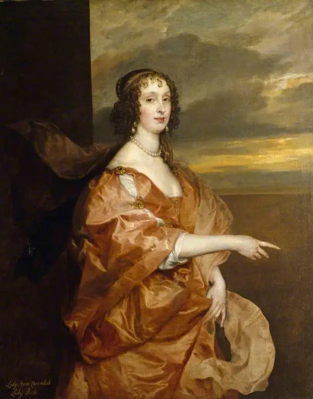 The Hon. Anne Boteler, Countess of Newport, later Countess of Portland (c. 1610 – 1669) - Antoine van Dyck