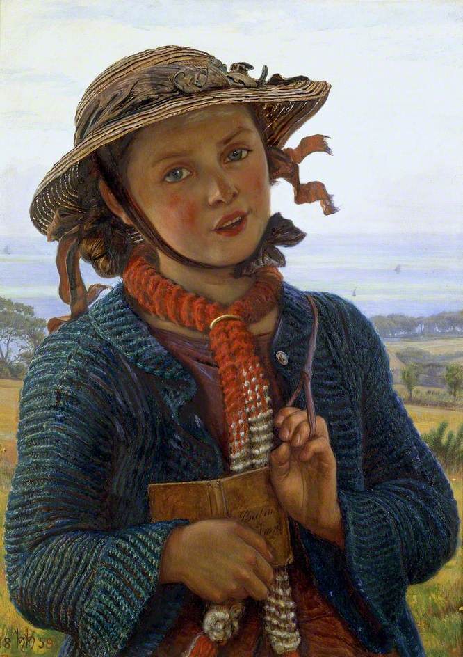The Schoolgirl's Hymn - William Holman Hunt