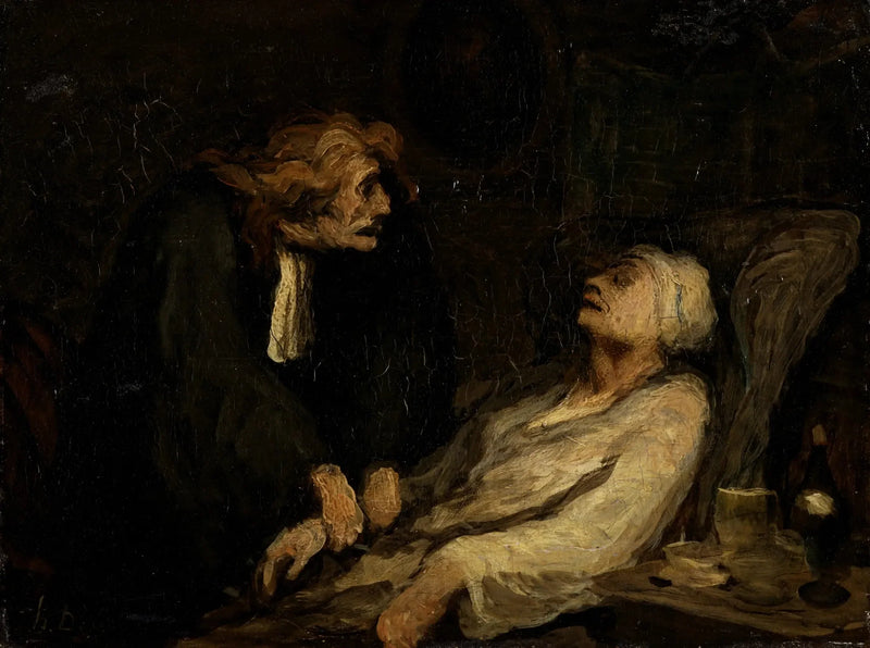 The Hypochondriac (The Imaginary Invalid) - Honoré Daumier