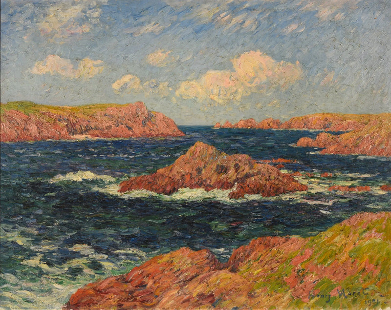The island of Kerellec (Ouessant) - Henry Moret