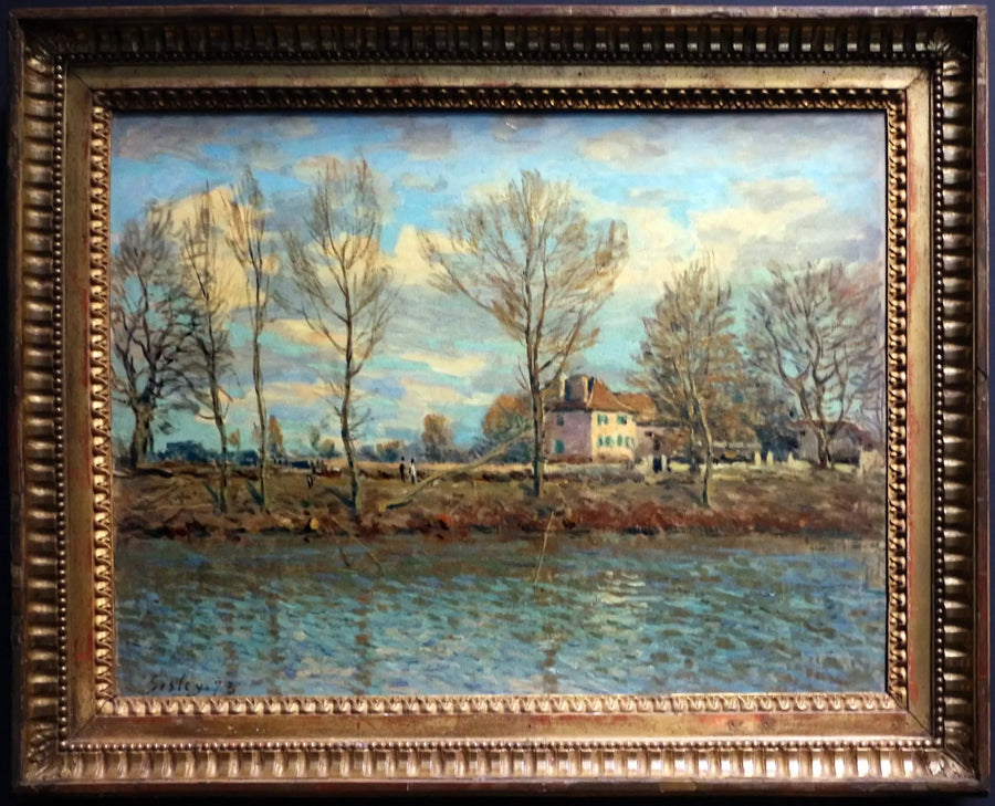 The Island of the Grand Jatte - Alfred Sisley