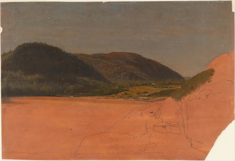 The Island of the Deserted Mountains? - Frederic Edwin Church