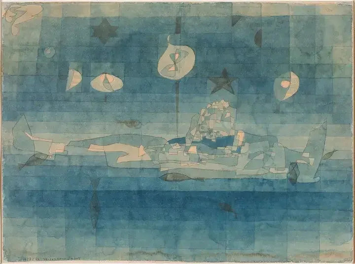 The Submerged Island - Paul Klee