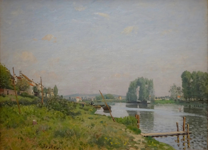 The Island of Saint-Denis - Alfred Sisley
