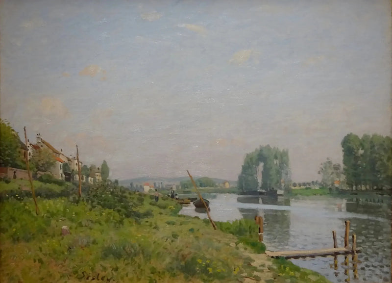 The Island of Saint-Denis - Alfred Sisley