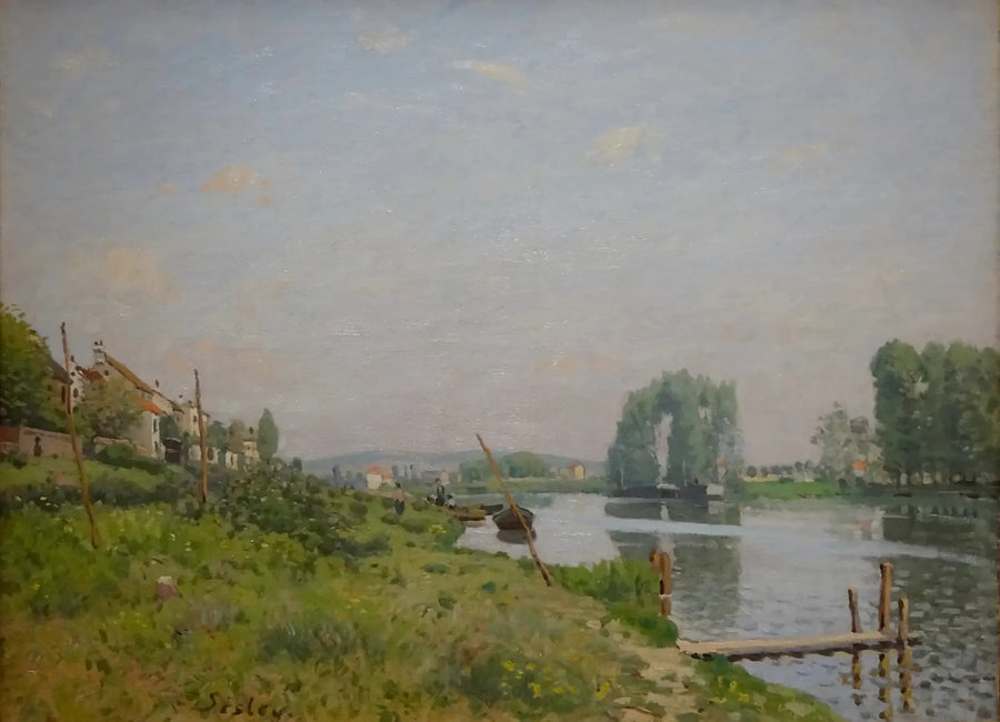 The Island of Saint-Denis - Alfred Sisley