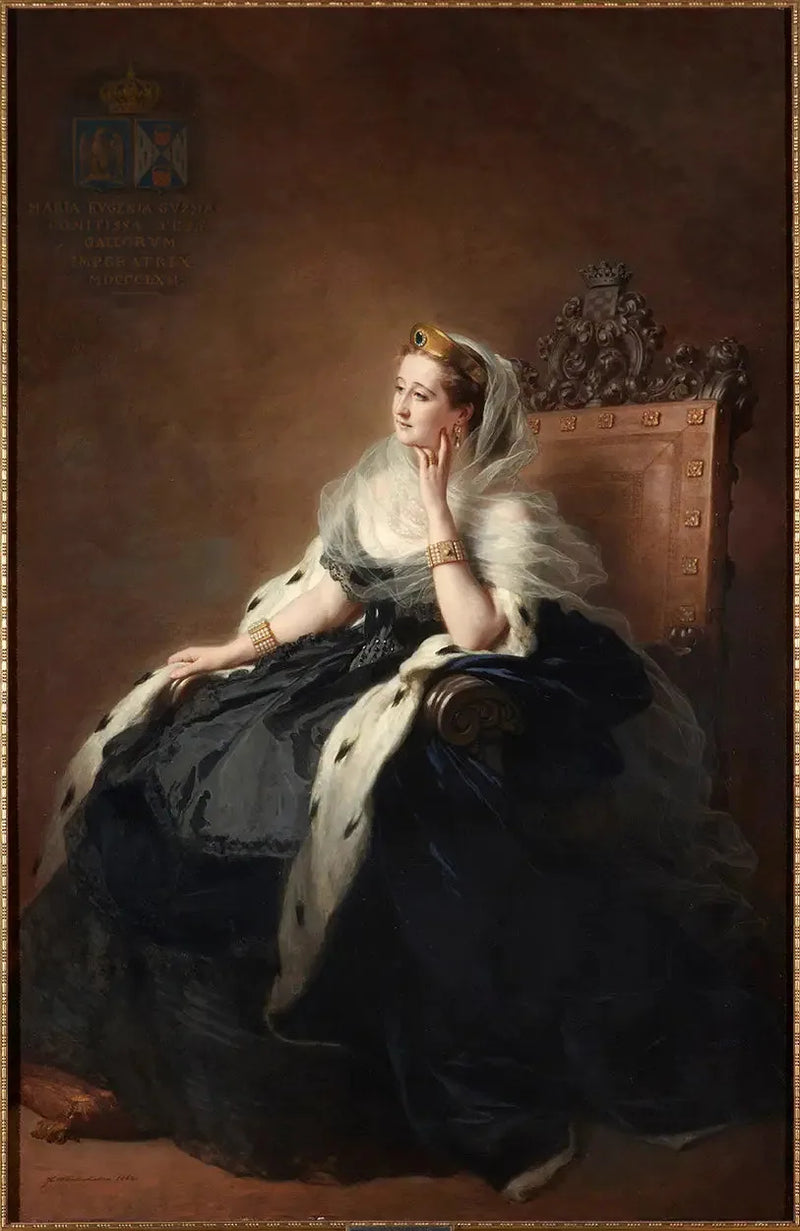 Empress Eugénie in court dress - Franz Xaver Winterhalter