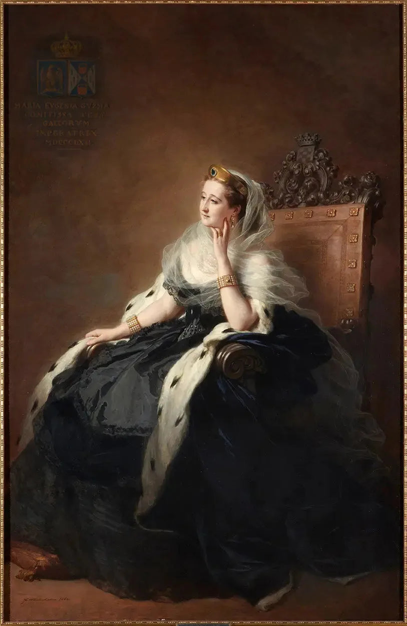 Empress Eugénie in court dress - Franz Xaver Winterhalter