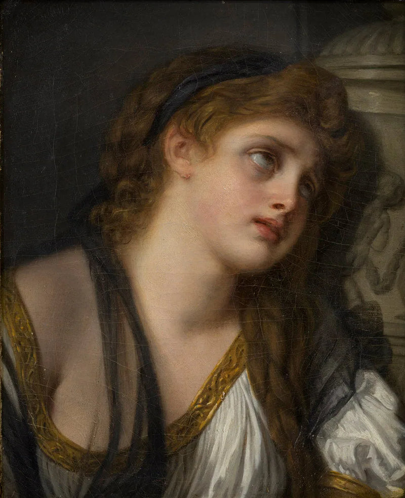 The Inconsolable - Jean-Baptiste Greuze