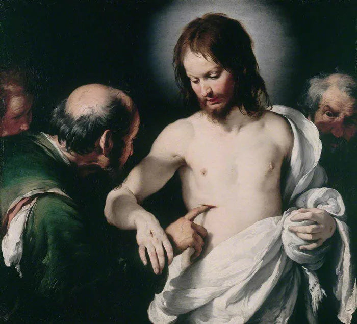 L'incrédulité de saint Thomas - Bernardo Strozzi image 1 copie de tableau peinte à la main