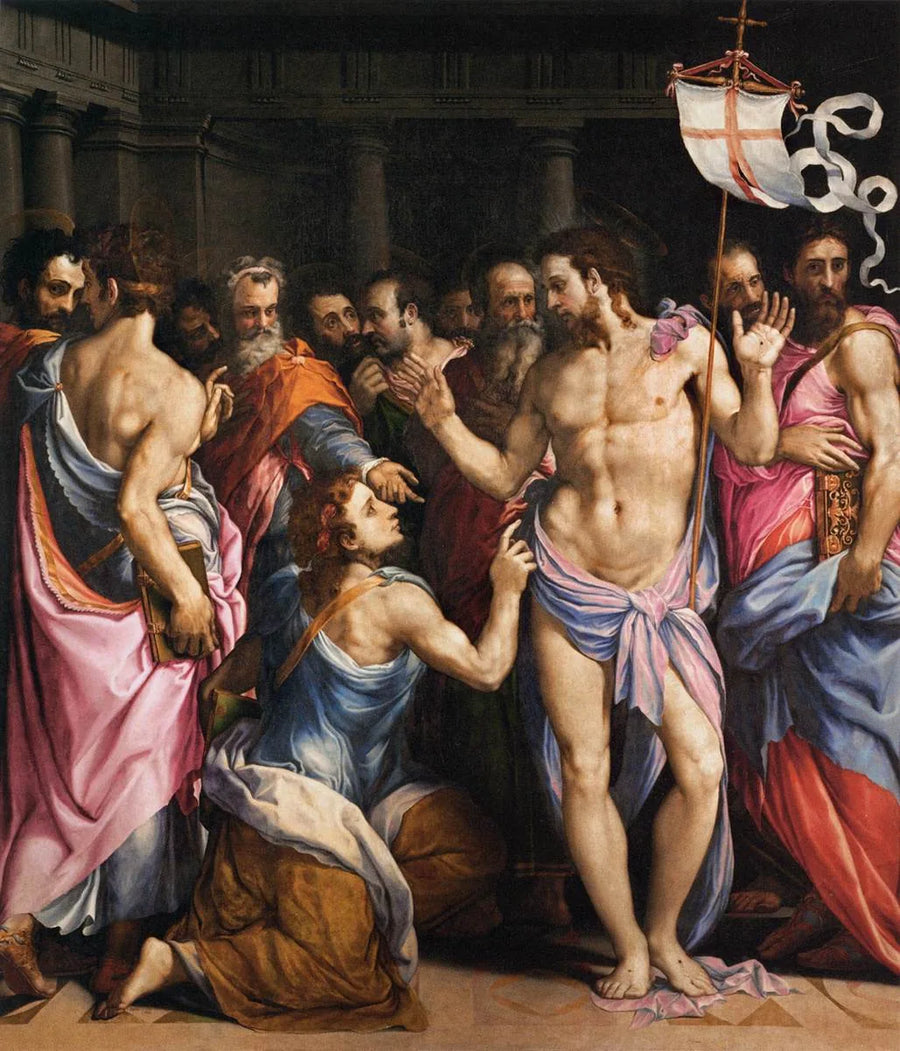 The Incredulity of Saint Thomas - Francesco Salviati