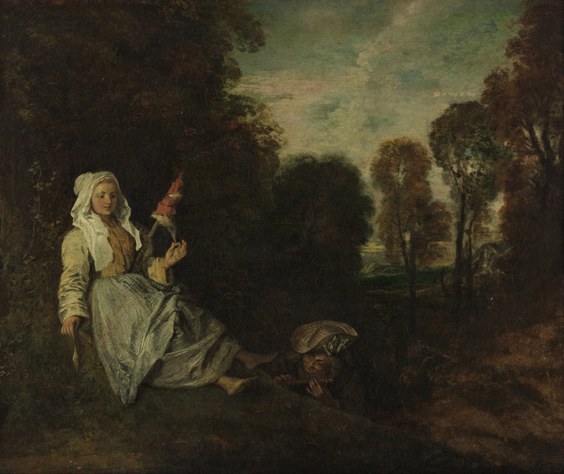 The Indiscreet - Antoine Watteau