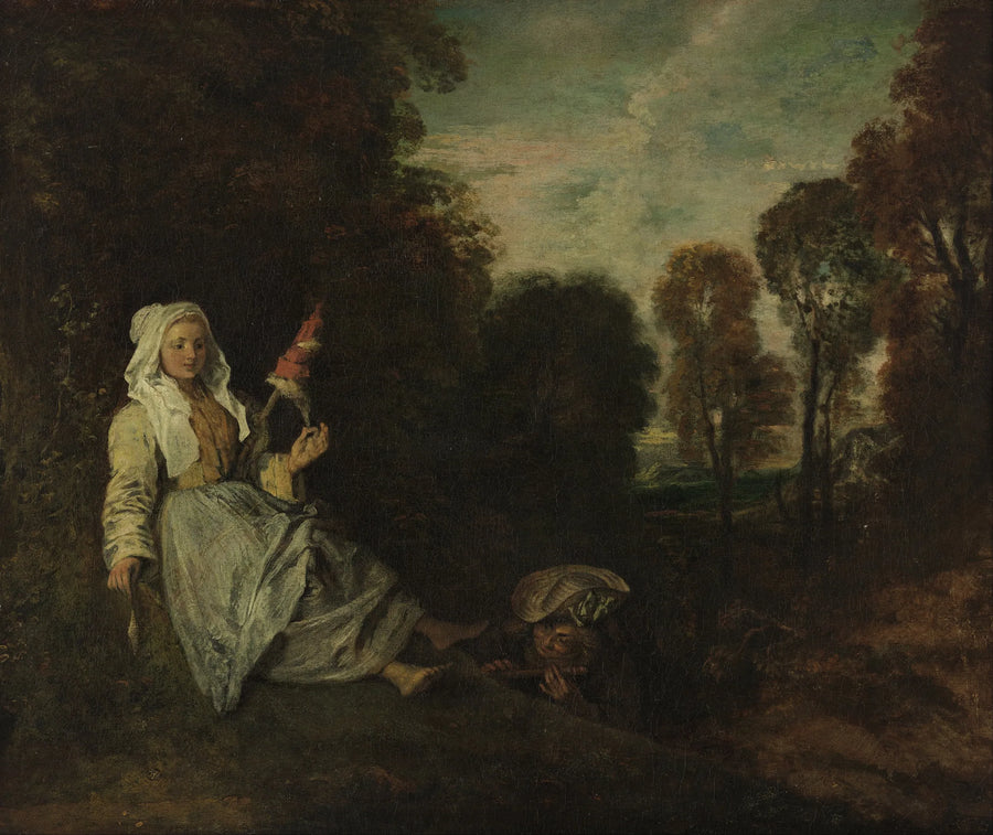 The Indiscreet - Antoine Watteau