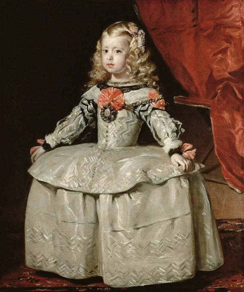 Infanta Marguerite in a white dress - Diego Velázquez
