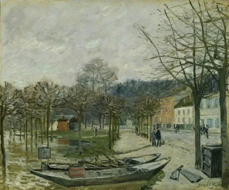 The Flood at Port-Marly - Alfred Sisley