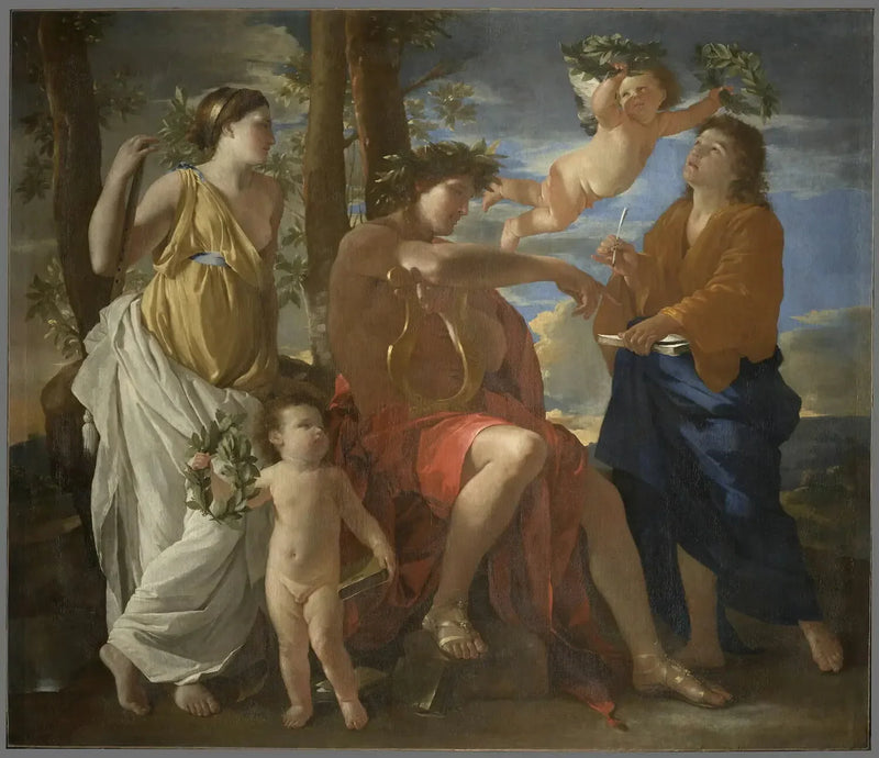 The Poet's Inspiration - Nicolas Poussin