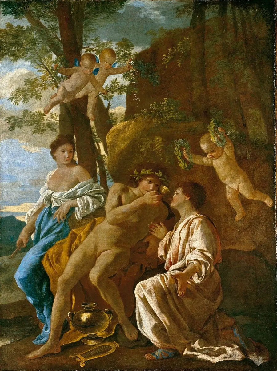 The Poet's Inspiration - Nicolas Poussin