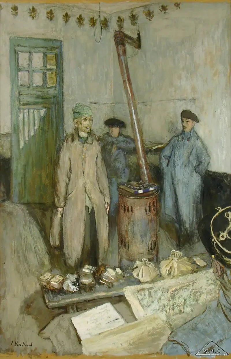 The Prisoner's Interrogation - Édouard Vuillard