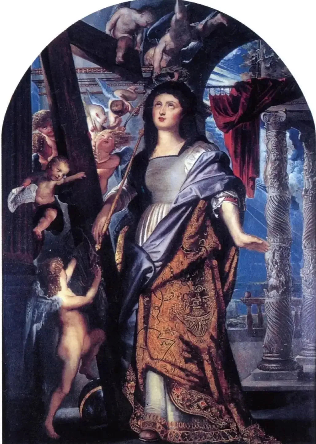 l'Invention de la Vraie Croix - Peter Paul Rubens image 1 copie peinte à la main à l’huile