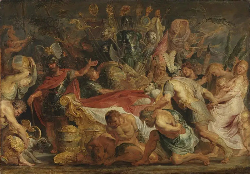 The Obsequiousness of Decius Mus (Livy VIII, 6-9-10), after 1616 - Peter Paul Rubens