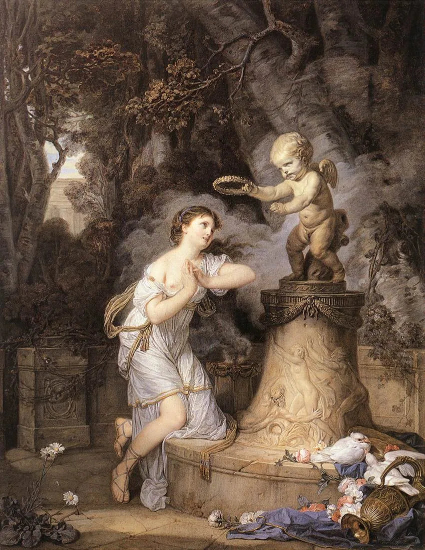 The Offering to Love - Jean-Baptiste Greuze