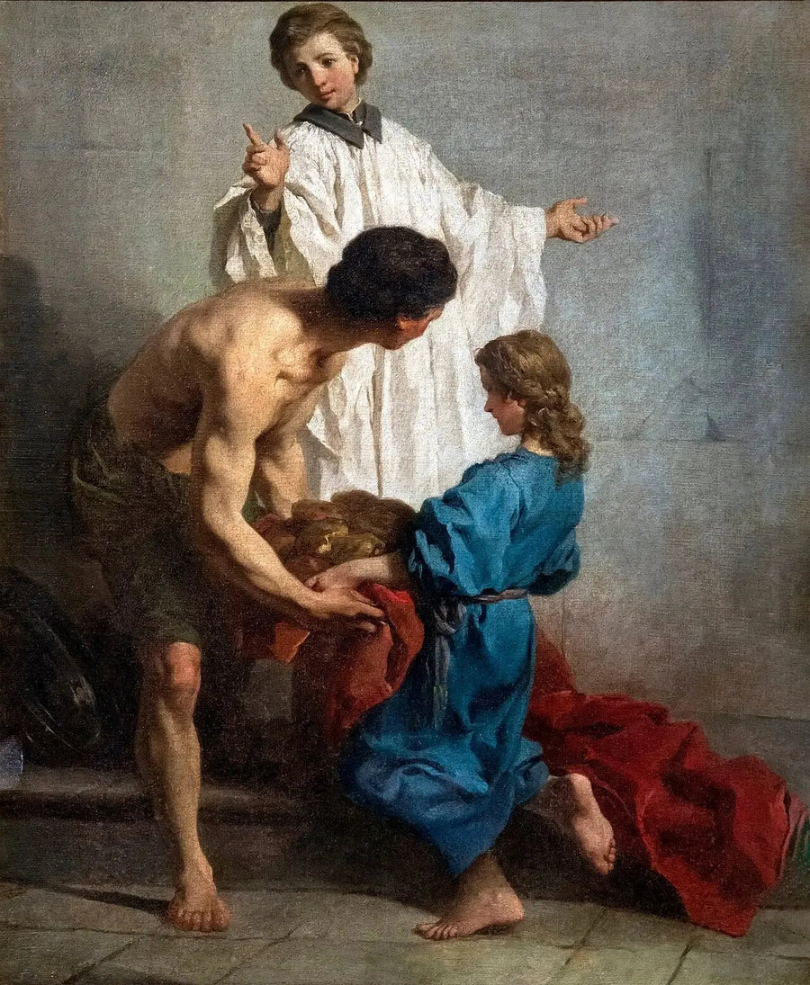 The Offering of the Bread - Pierre Subleyras