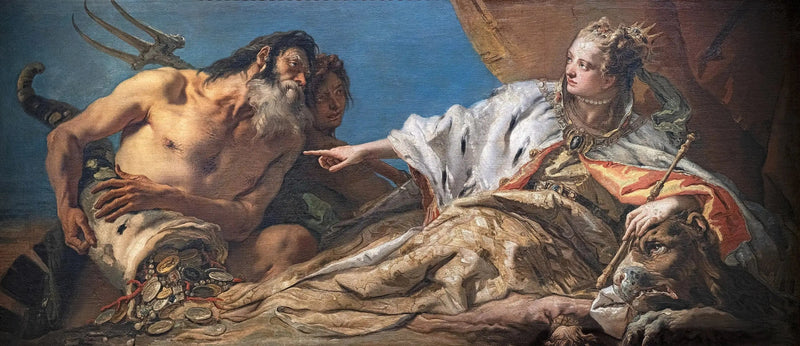 The Offering Made by Neptune to Venice - Giovanni Battista Tiepolo