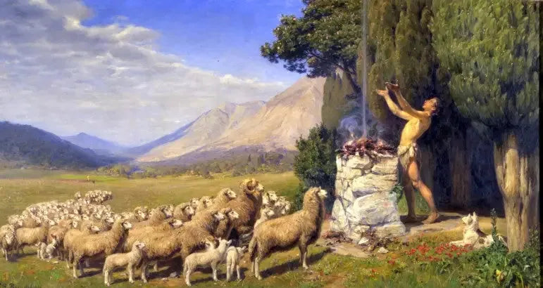 Abel's Offer - H. A. Brendekilde