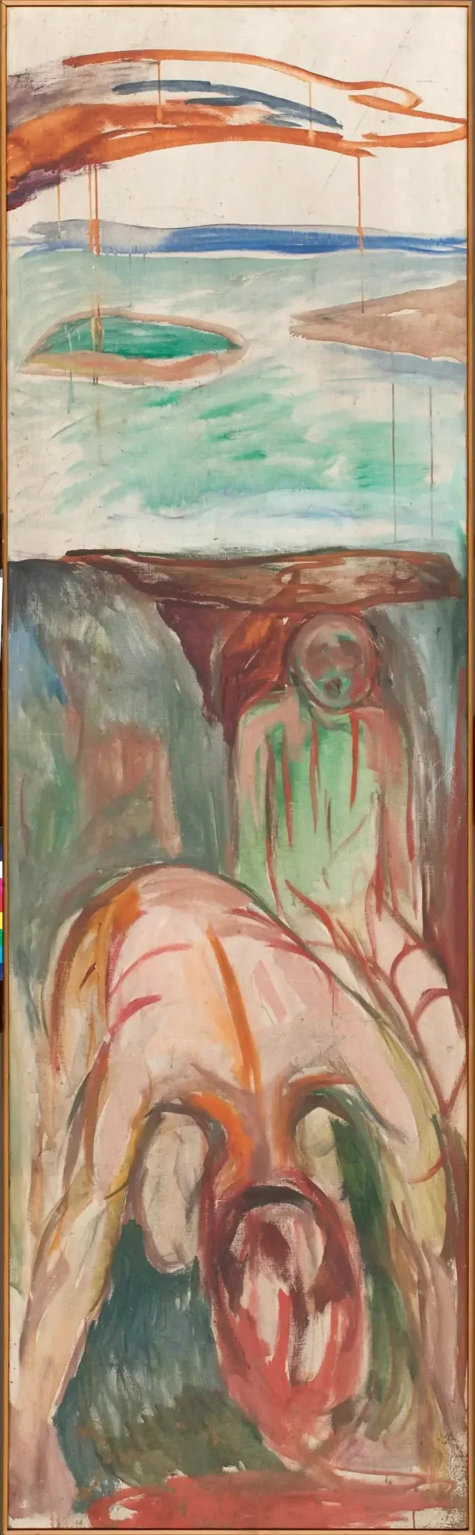 The Storm: right middle part - Edvard Munch