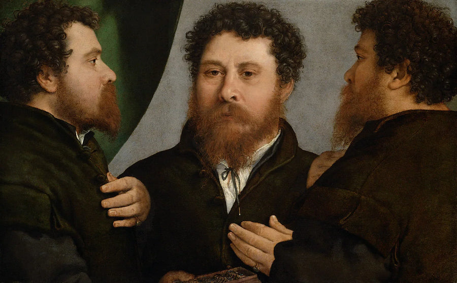 The Goldsmith with Three Faces - Lorenzo Lotto