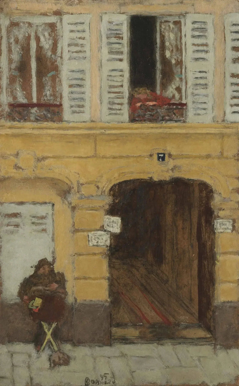The Barrel Organ - Pierre Bonnard