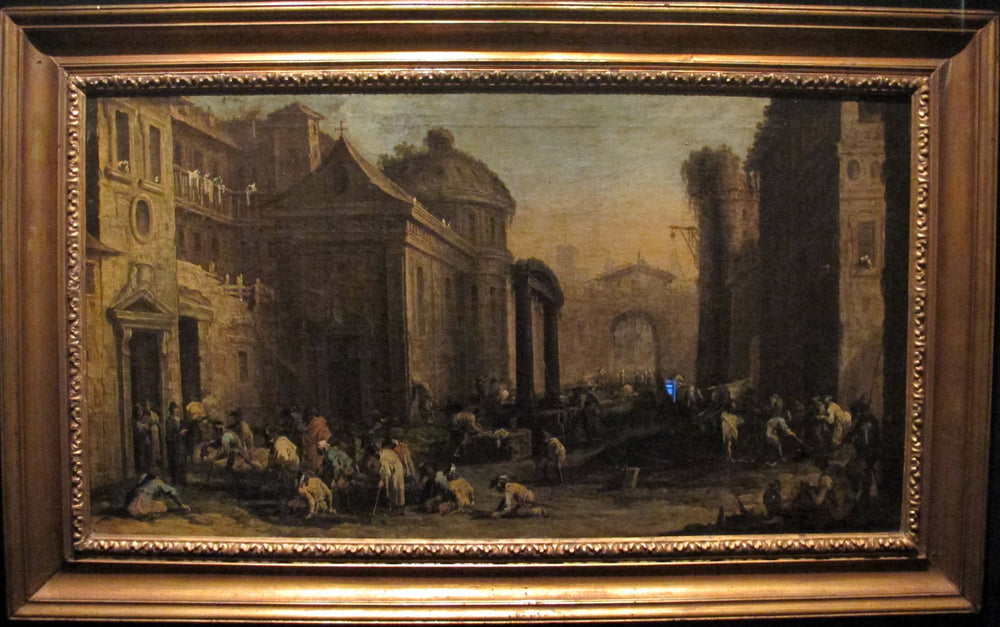 l'ospizio - Alessandro Magnasco image 1 reproduction d’œuvre d’art à l’huile