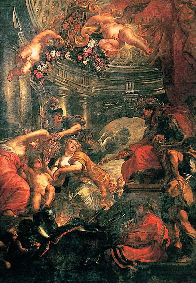 The Union of the Crowns of England and Scotland - Peter Paul Rubens