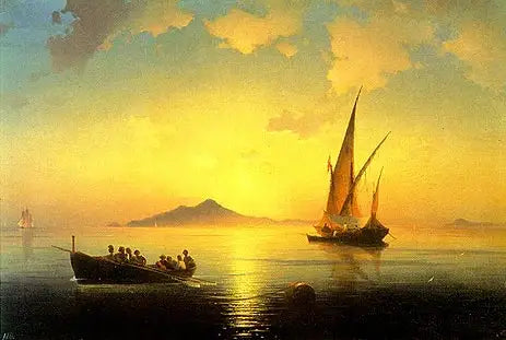 The Bay of Naples - Ivan Aïvazovski