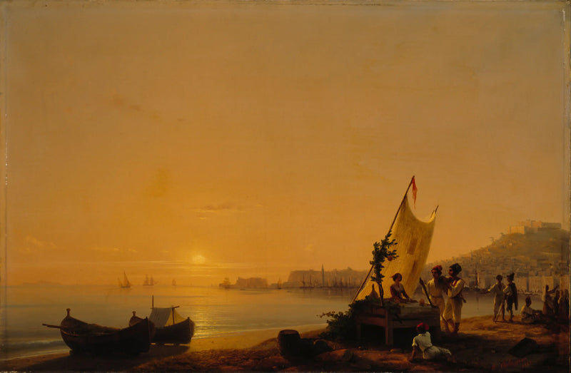 The Bay of Naples - Ivan Aïvazovski