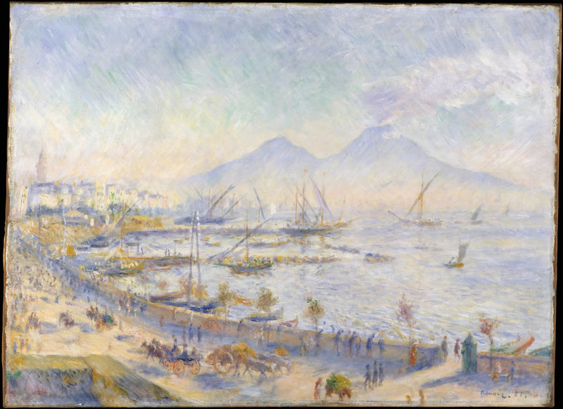 The Bay of Naples - Pierre-Auguste Renoir