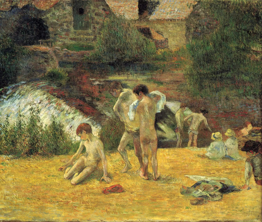 The Bathing at the Mill of Bois D'Amour - Paul Gauguin