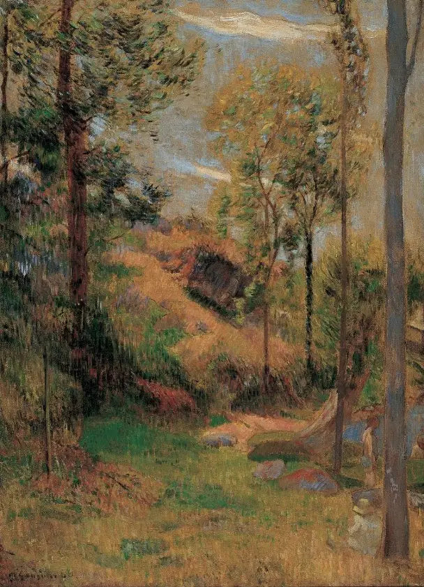 The Bathing at the Port of Pont-Aven - Paul Gauguin