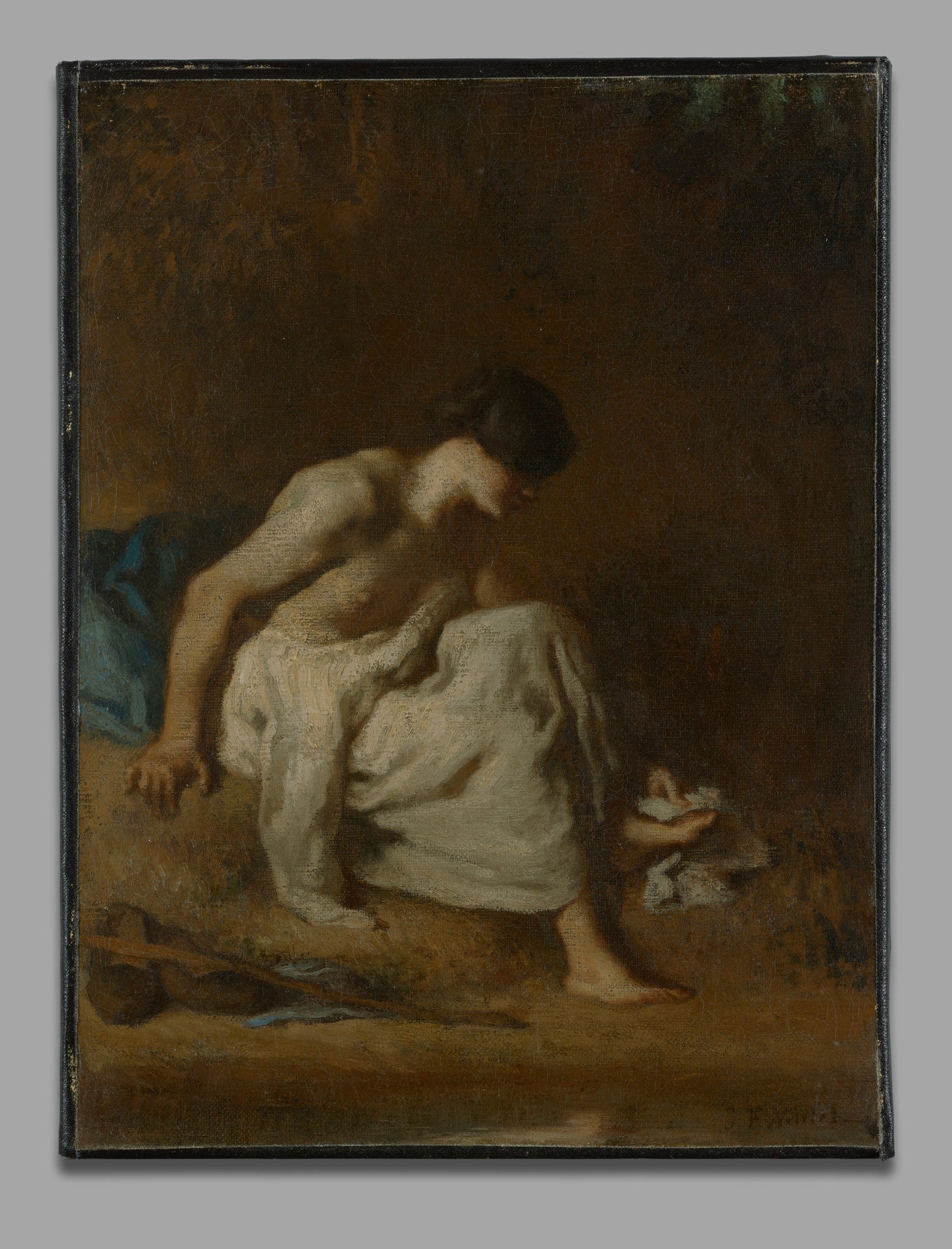 The Bather - Jean-François Millet