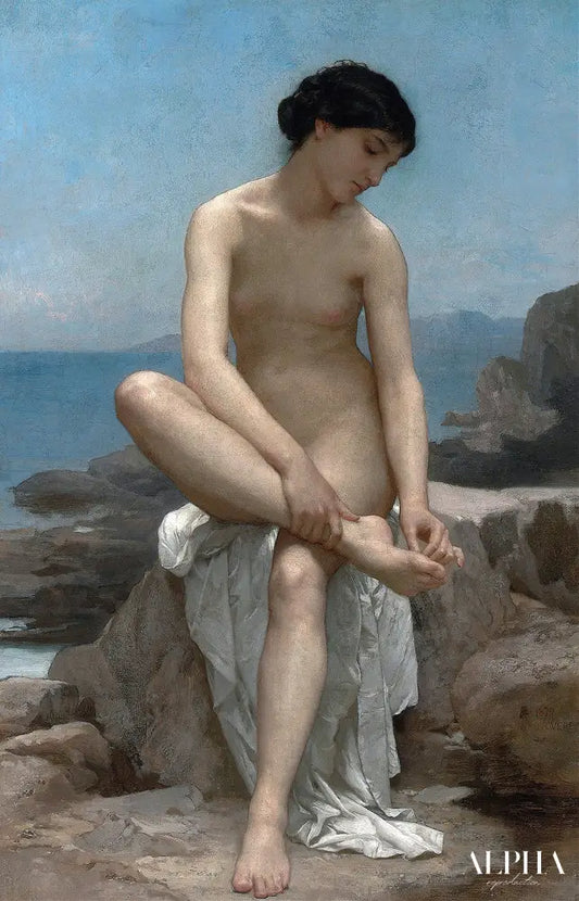 La Baigneuse - William-Adolphe Bouguereau Reproductions de tableaux à la peinture à l’huile