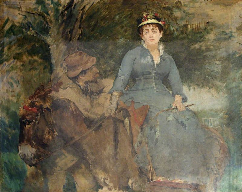 The donkey ride - Eva Gonzalès