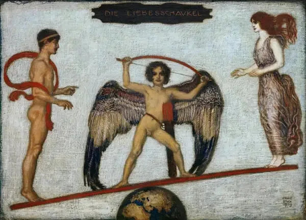 The Swing of Love - Franz Von Stuck