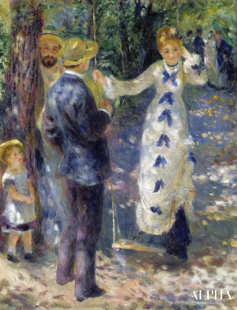 La Balançoire (Renoir) - Pierre-Auguste Renoir - Reproductions de tableaux et peintures haut de gamme