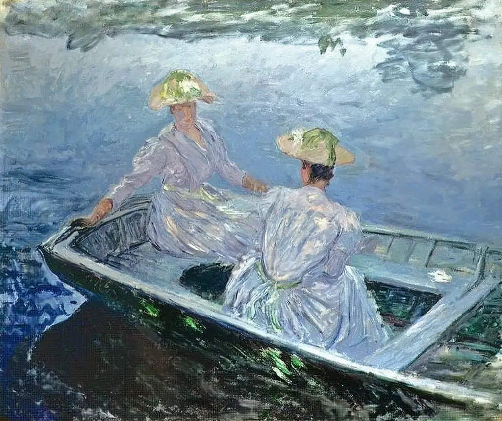 La Barque bleue - Claude Monet image 1 reproduction d’œuvre d’art à l’huile